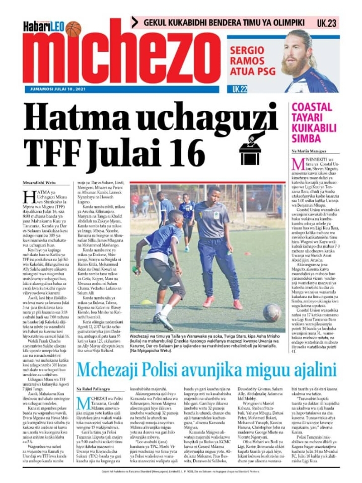 Magazeti ya Tanzania Leo 10 July 2021 Today’s Newspapers Wasomi