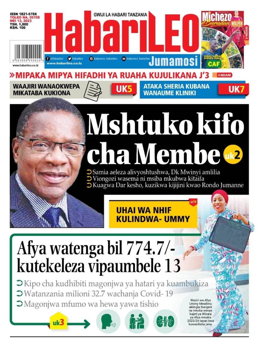 Habari Kubwa Za Magazeti Ya Tanzania Leo May 13 2023 Millard Ayo