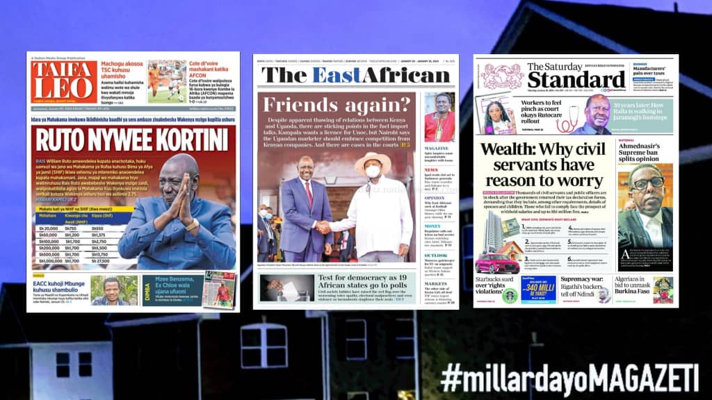 Habari Kubwa Magazetini Kenya Leo January 20 2024 Millard Ayo   IMG 20240120 WA0158 