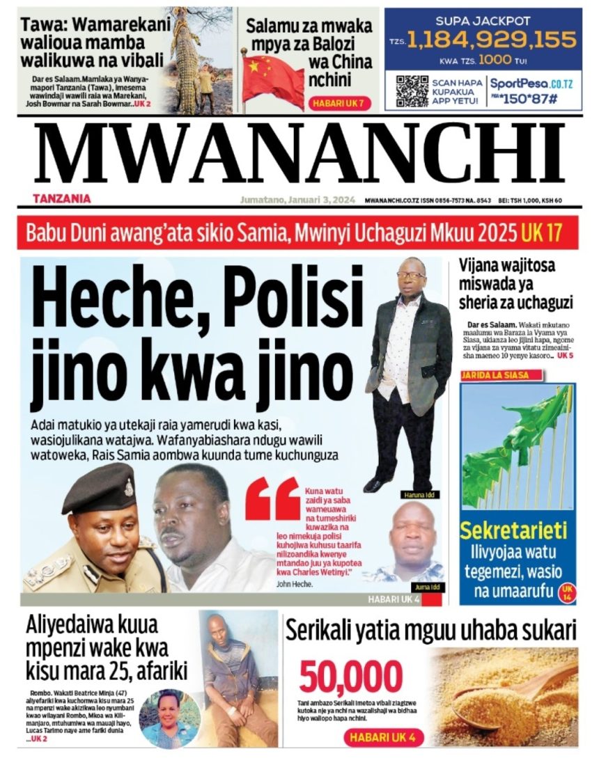 Habari Kubwa Za Magazeti Ya Tanzania Leo January 3 2024 Millard Ayo   Screenshot 20240103 041901 WhatsApp 860x1089 