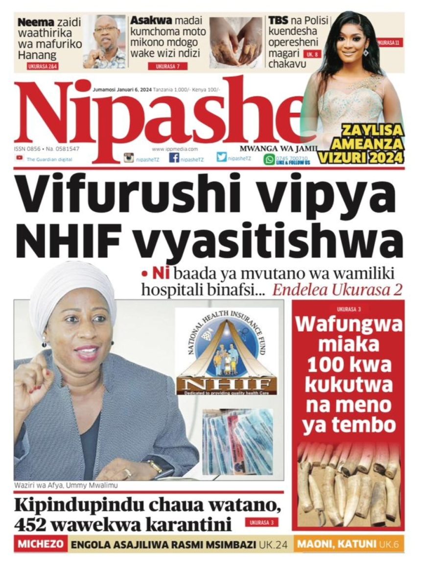 Habari Kubwa Za Magazeti Ya Tanzania Leo January 6 2024 Millard Ayo   Screenshot 20240106 054425 Gallery 860x1147 