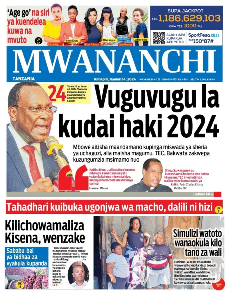 Habari Kubwa Za Magazeti Ya Tanzania Leo January 14 2024 Millard Ayo   Screenshot 20240114 040850 WhatsApp 802x1024 